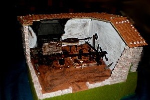 Maqueta em movimento de ma�o